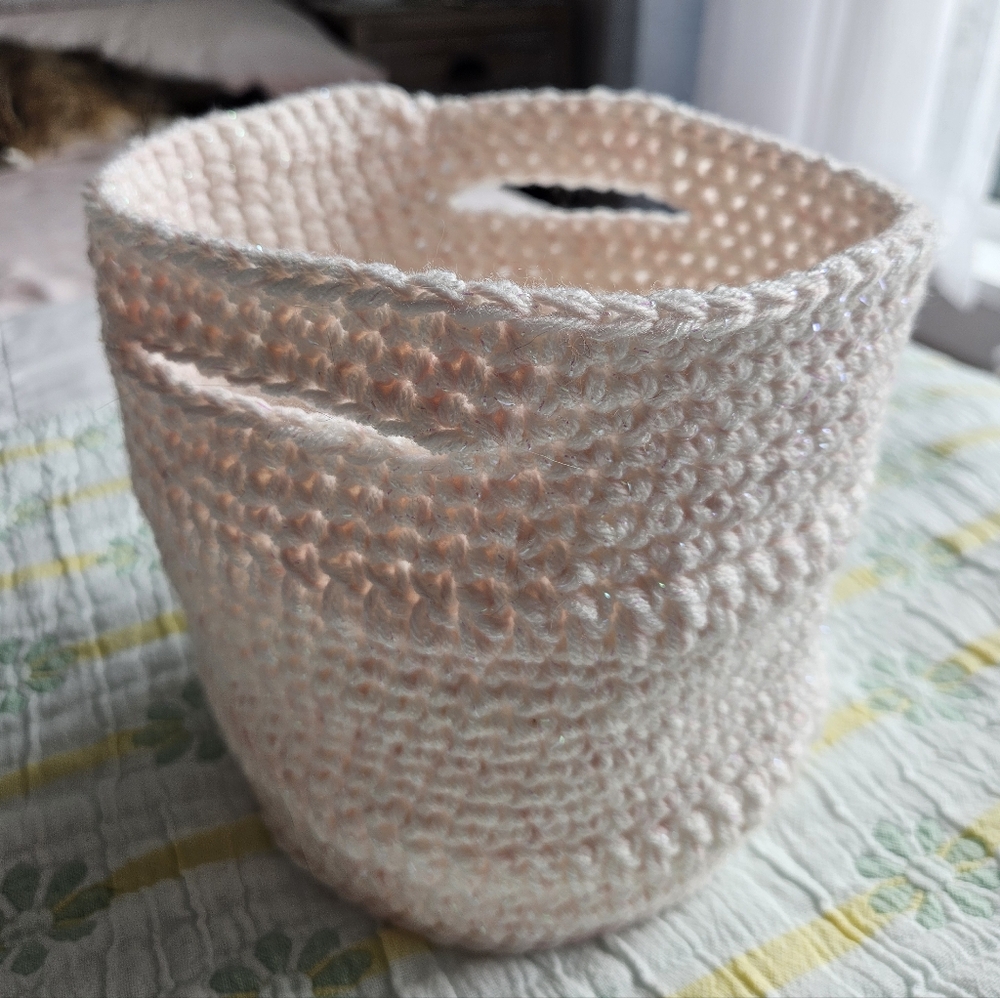 Handmade Crocheted Basket